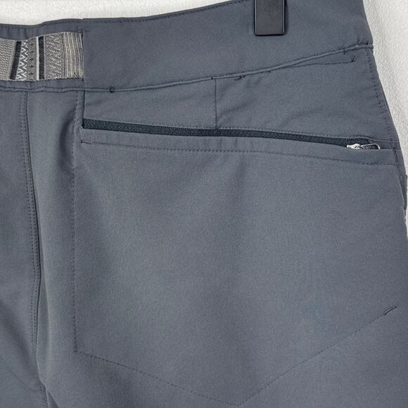 REI Co-op Dark Gray Web Belted Womens 8 Hiking Outdoor Adventure Bermuda Shorts - Picture 6 of 8